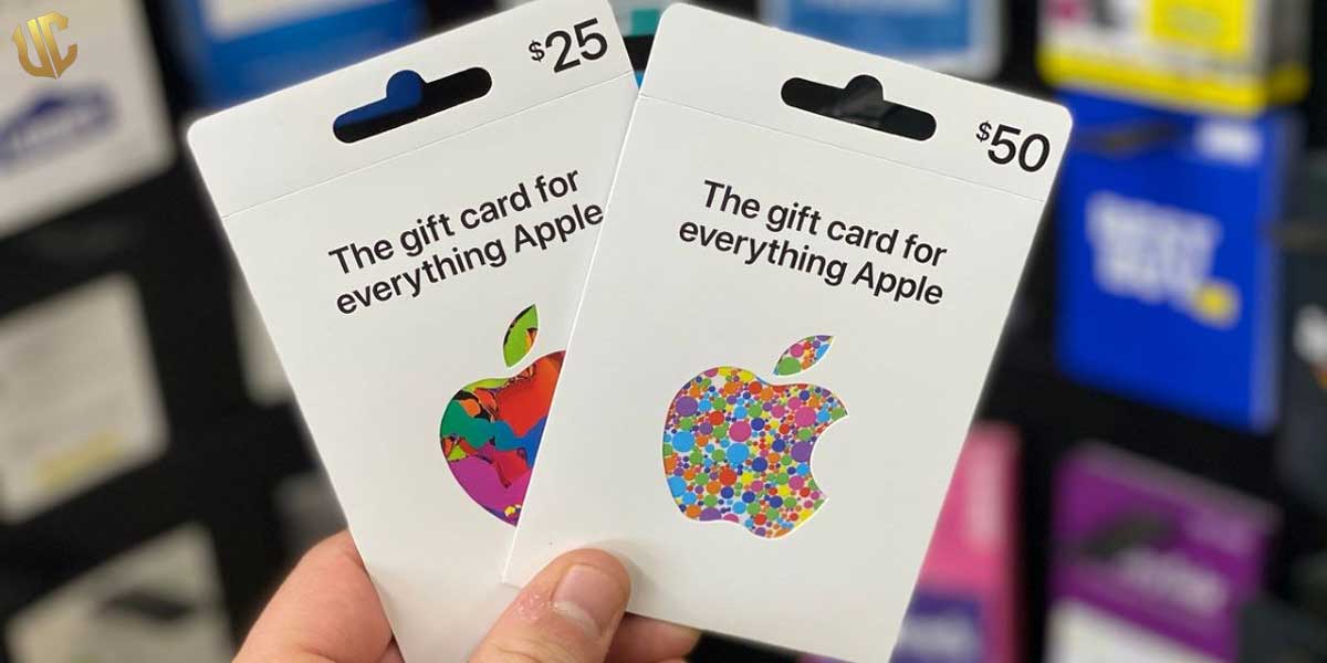 گیفت کارت های 25 و 50 دلاری اپل